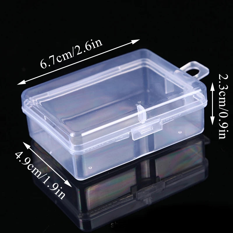 Elevate Your Workspace with Our Stylish Transparent Desktop Storage Box for Stickers and Craft Supplies