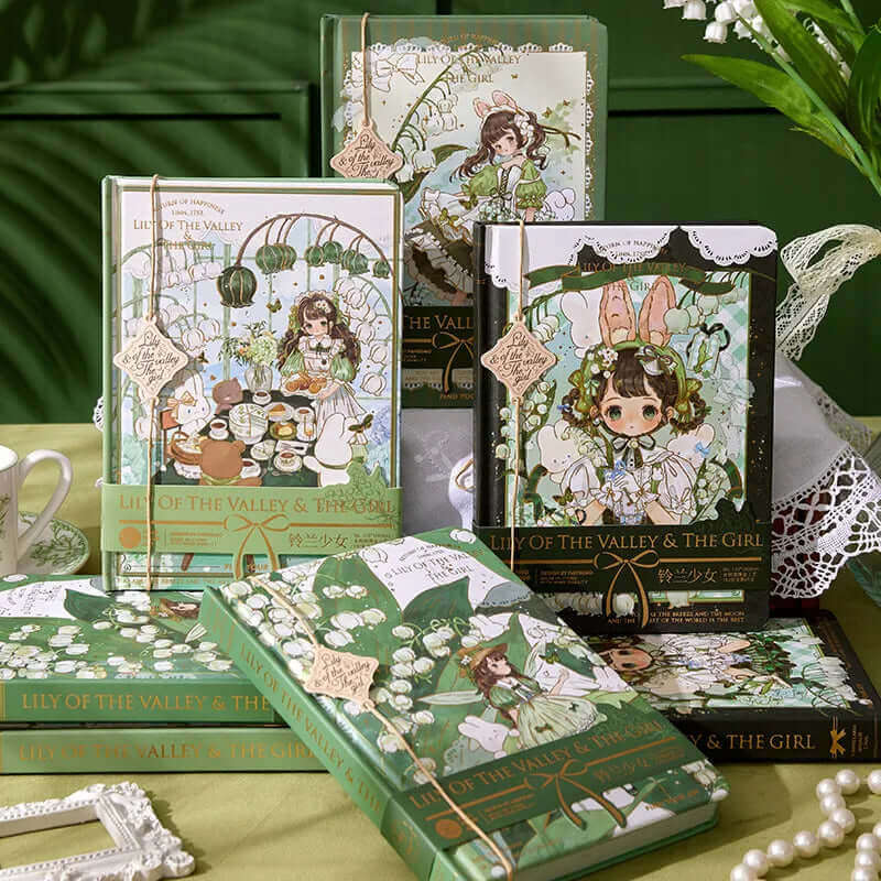 Lily of the Valley Girl Hardcover Notebook Set