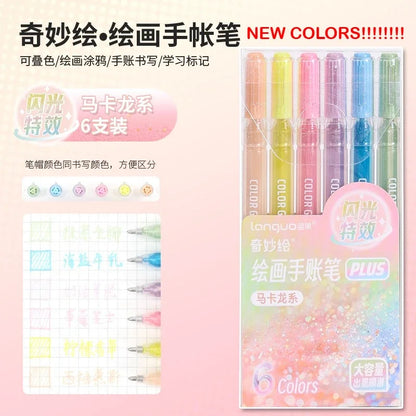 Unleash Your Creativity with the LANGUO Glitter Effects Gel Pen Set - 158 Dazzling Colors for Writing, Drawing, and Crafting!