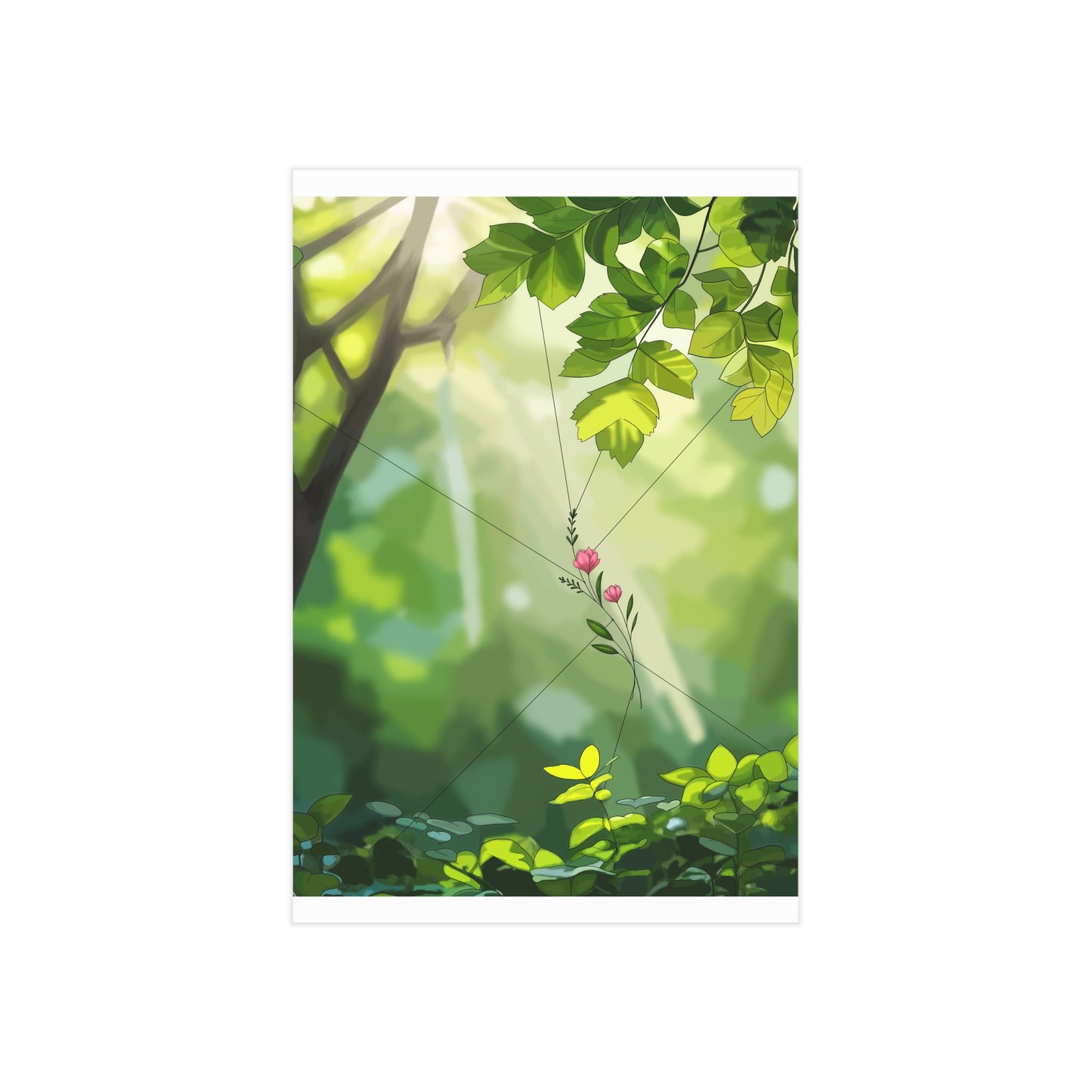 Fragile Beauty Art Print — Botanical Nature Wall Poster