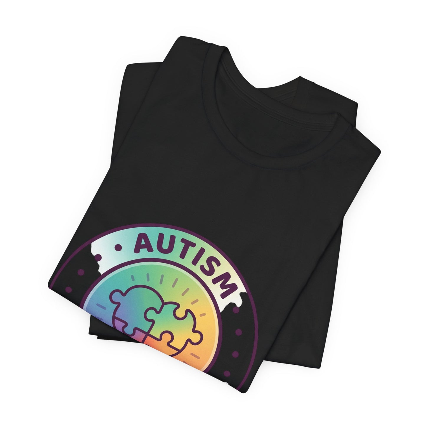 Autism Different Not Less T-Shirt | awareness ribbon, supportive mental health.