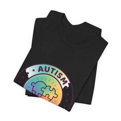 Autism Different Not Less T-Shirt | awareness ribbon, supportive mental health.