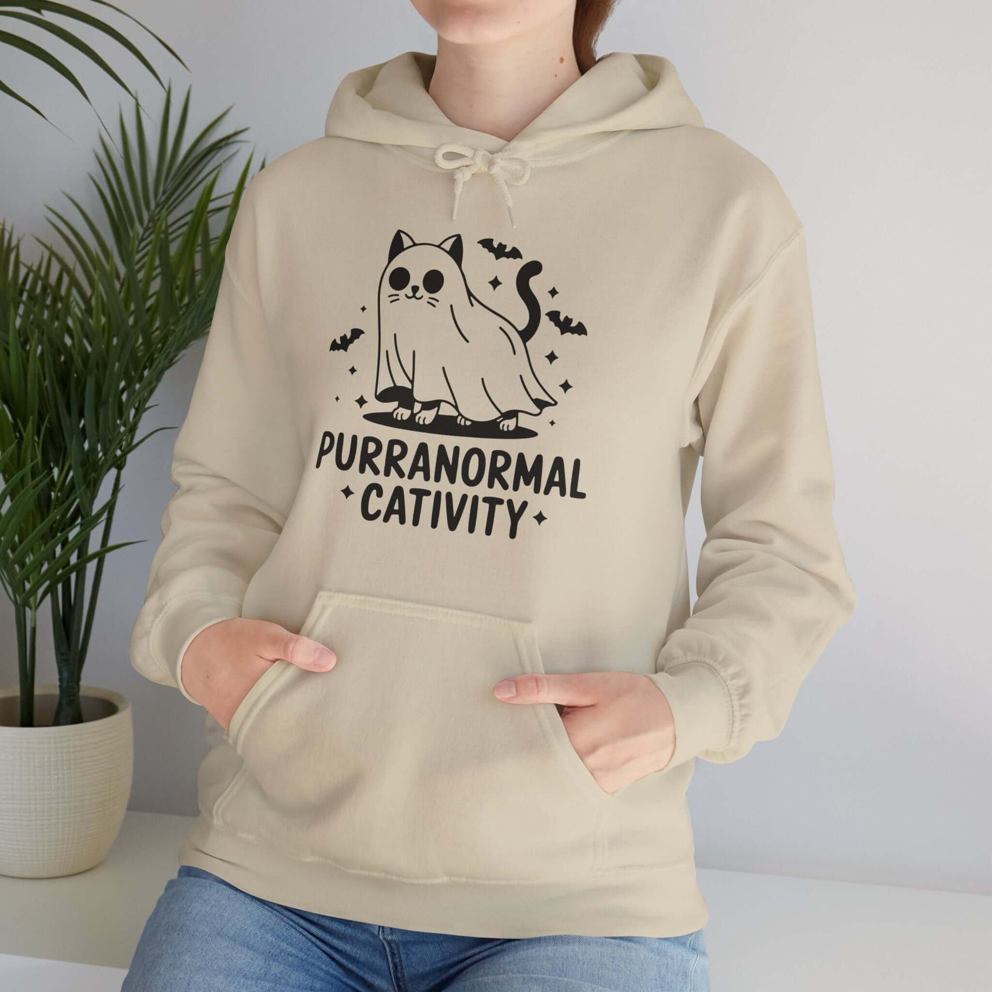 Purranormal Cativity - Soft Hoodie, Warm Hoodie, a pouch to keep hands warm