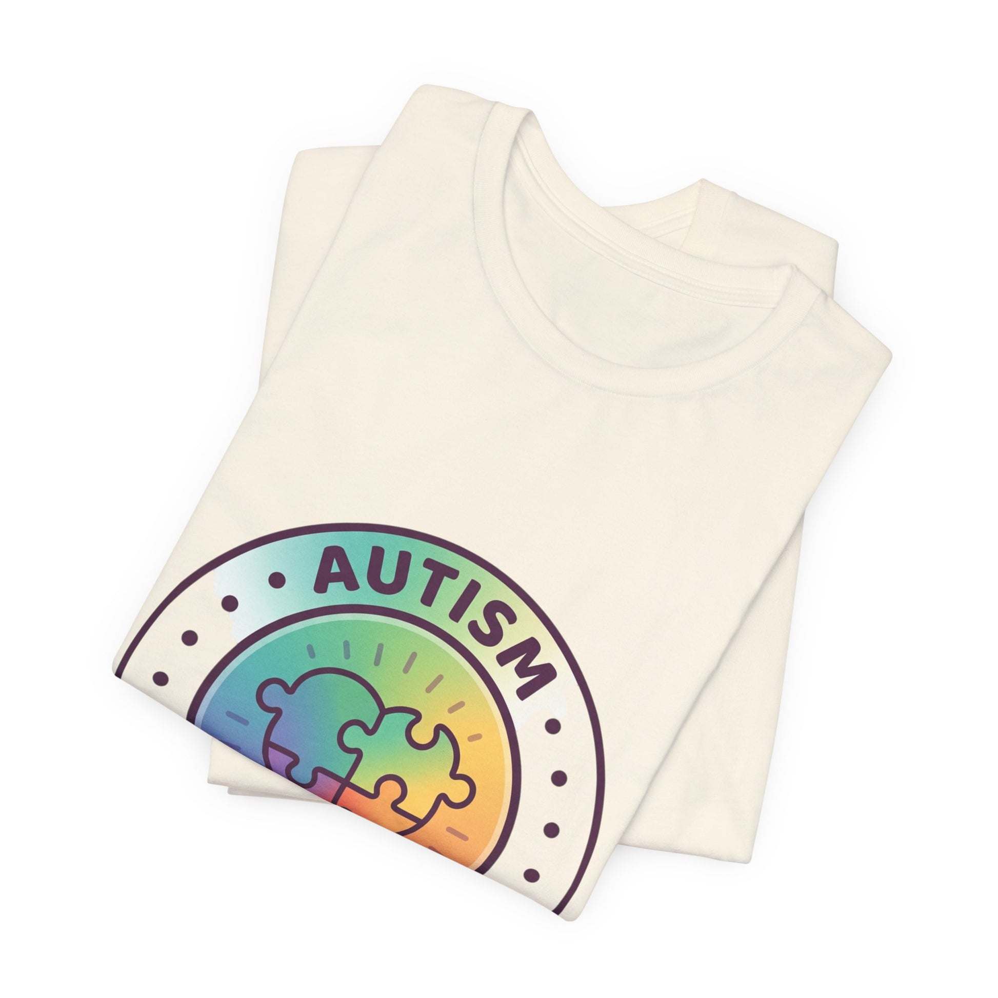 Autism Different Not Less T-Shirt | awareness ribbon, supportive mental health.