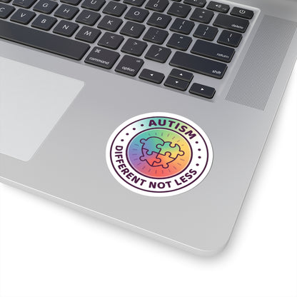 Autism Different Not Less Sticker | Mental Health Matters, Awareness.