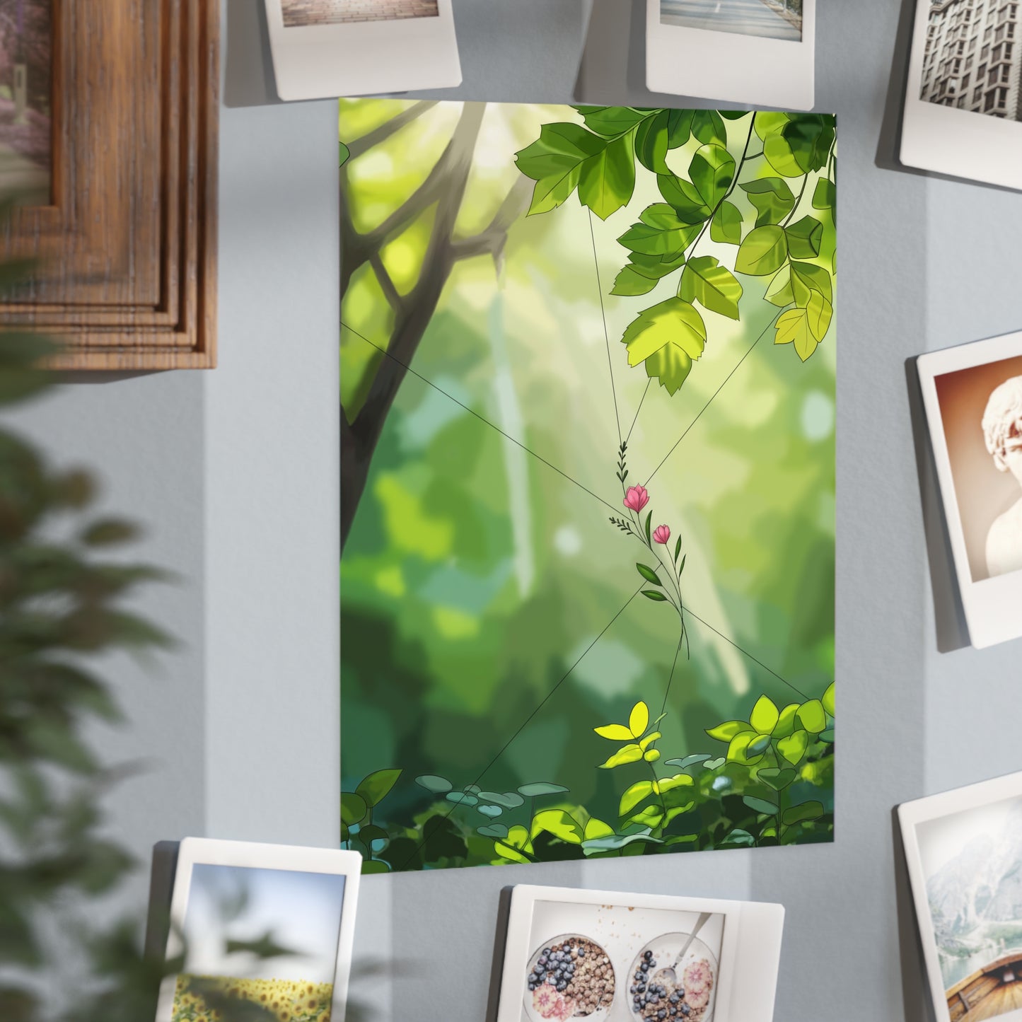 Fragile Beauty Art Print — Botanical Nature Wall Poster