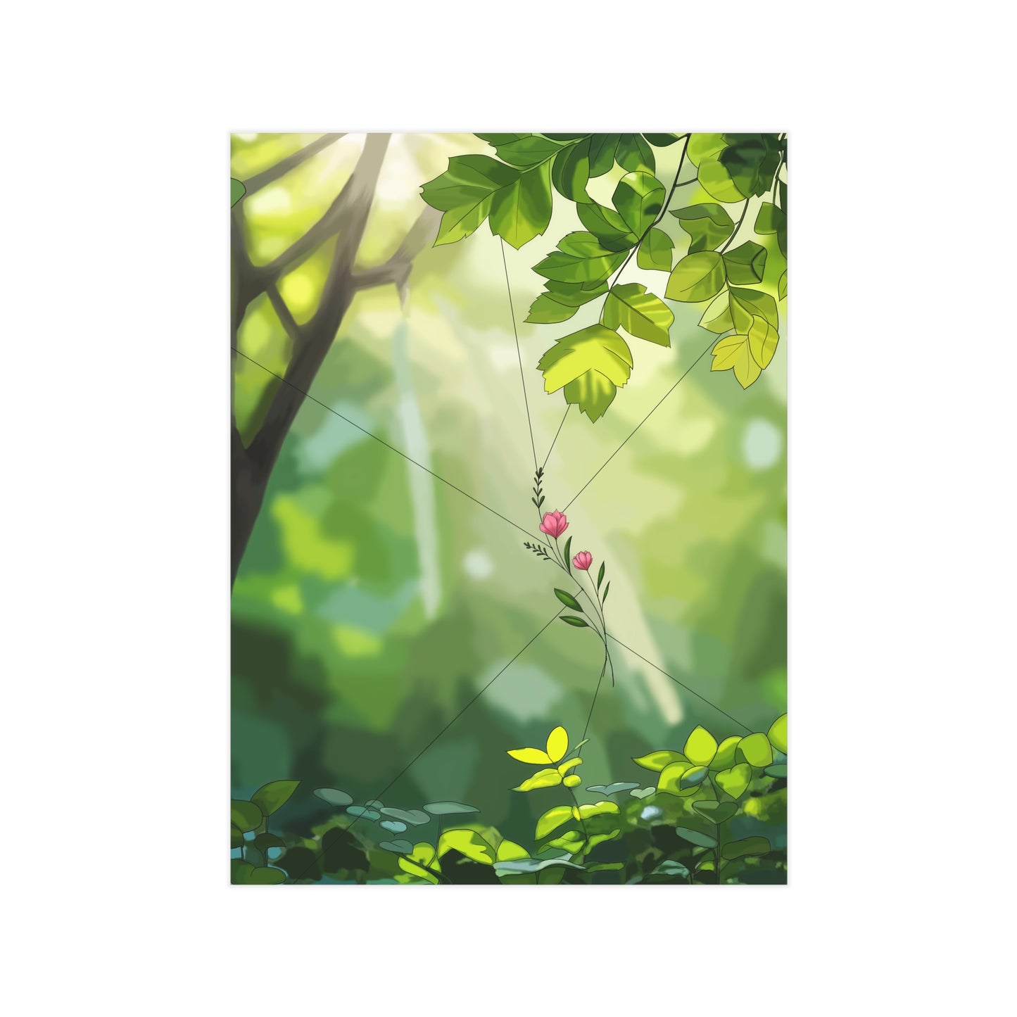 Fragile Beauty Art Print — Botanical Nature Wall Poster