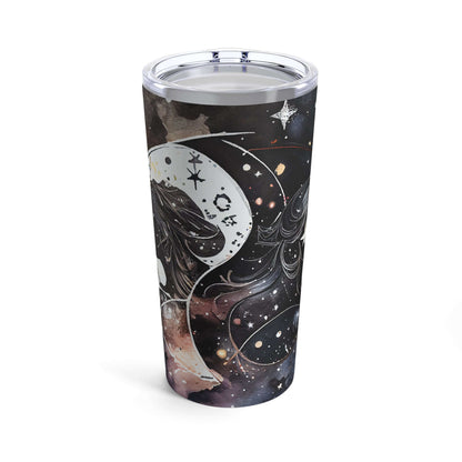 Gemini zodiac travel mug