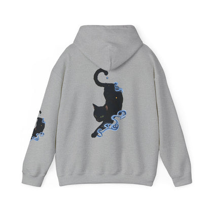 Black Cats and Magic Hoodie — Magical Spirit Cat Graphic Pullover