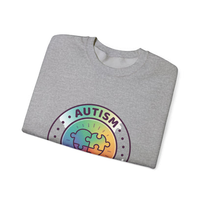 Autism Different Not Less Crewneck Sweatshirt | Awareness ribbon, Wear Green