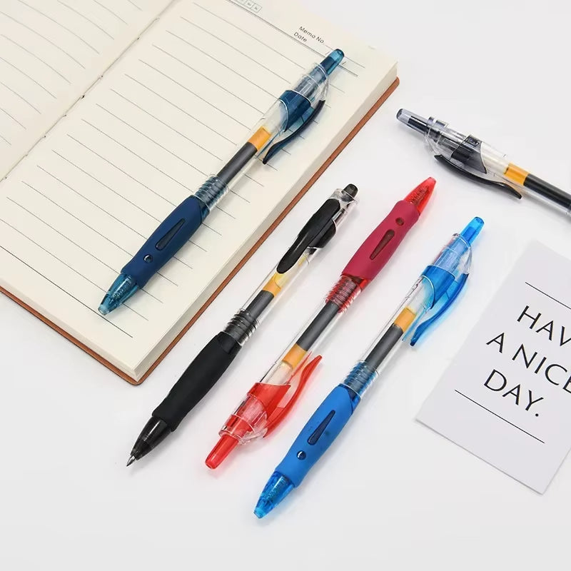 Elevate Your Writing with Our Premium Retractable Gel Pens Set – Choose from 13 or 30 Pcs in Bold Black, Vivid Red & Classic Blue Ink!