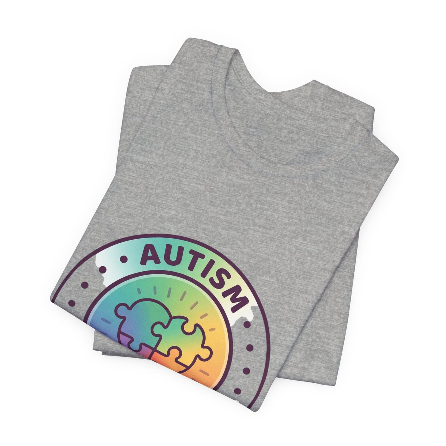 Autism Different Not Less T-Shirt | awareness ribbon, supportive mental health.