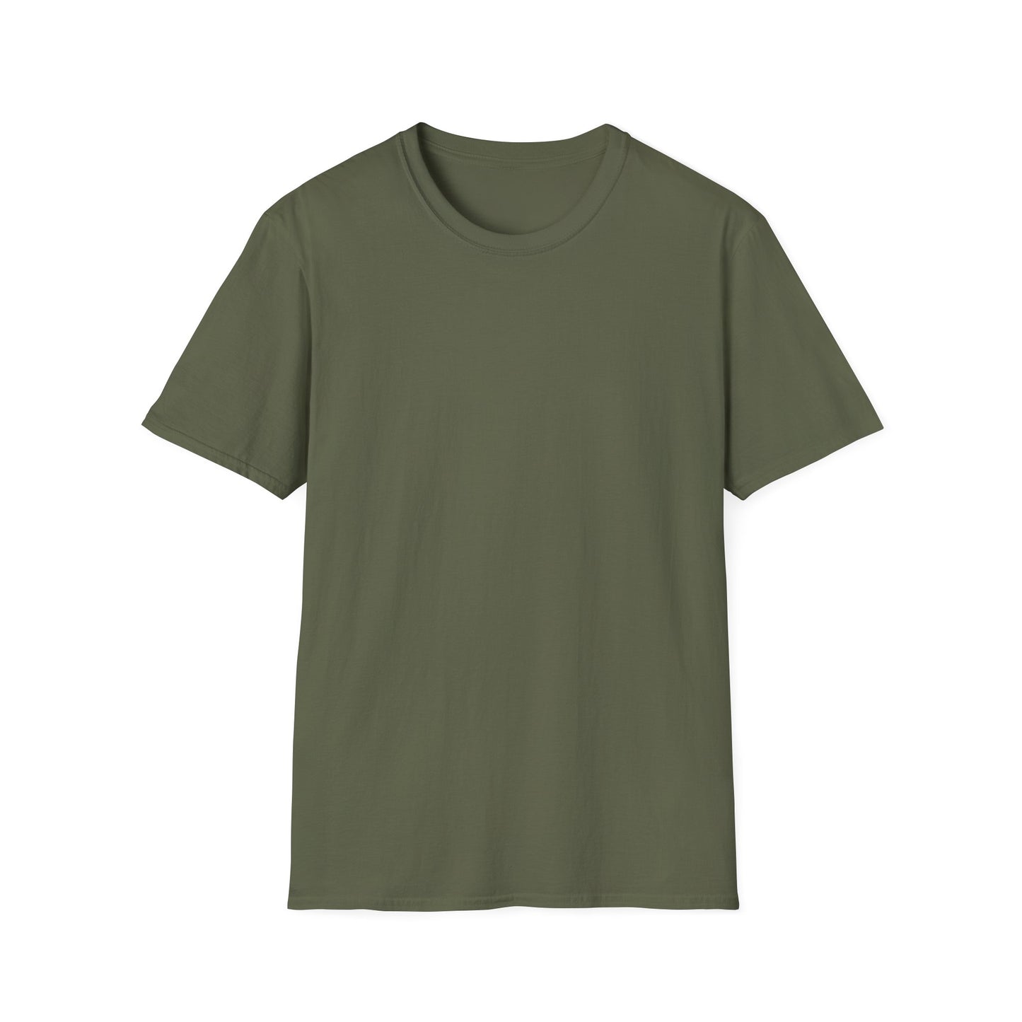 Floral Deer Minimal Tee — Soft Everyday White T‑Shirt