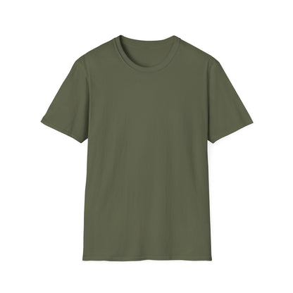 Floral Deer Minimal Tee — Soft Everyday White T‑Shirt