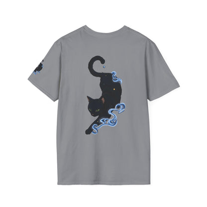 Magical Black Cat Tee — Spirit Mist Cat Graphic T-Shirt