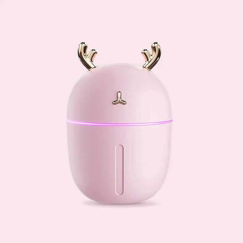 "USB Mini Humidifier with Aromatherapy for Bedroom Air Purification"