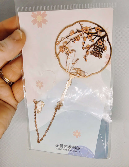 Chinese Style metal bookmark, fantasy, cat, cute and stylish