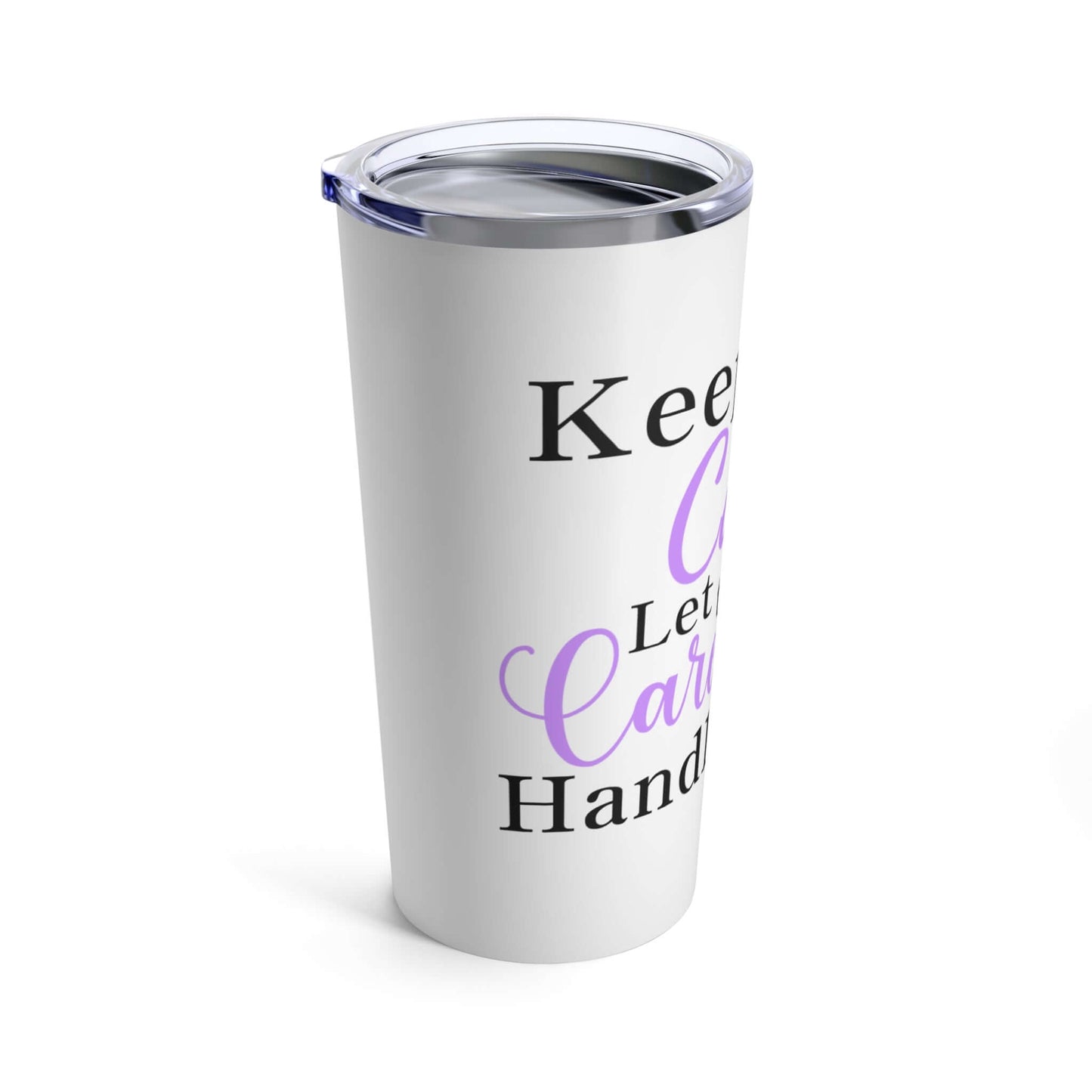 Keep calm care aide travel mug