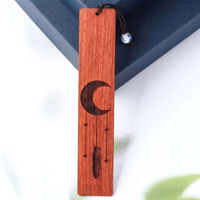 Enchanting Panda Carved Bamboo Bookmark - Perfect for School and Offices!