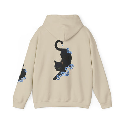 Black Cats and Magic Hoodie — Magical Spirit Cat Graphic Pullover