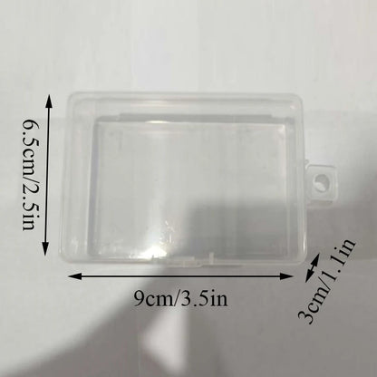 Elevate Your Workspace with Our Stylish Transparent Desktop Storage Box for Stickers and Craft Supplies