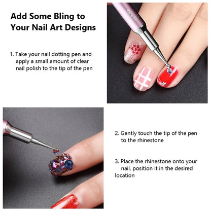 Unleash Your Creativity with the Ultimate 5-Piece Pink Nail Dotting Pen Set for Gorgeous DIY Marble Art and Manicure Masterpieces!