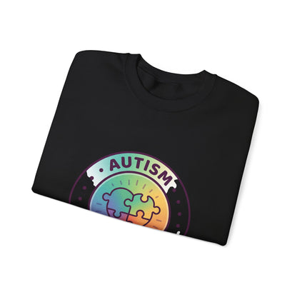 Autism Different Not Less Crewneck Sweatshirt | Awareness ribbon, Wear Green