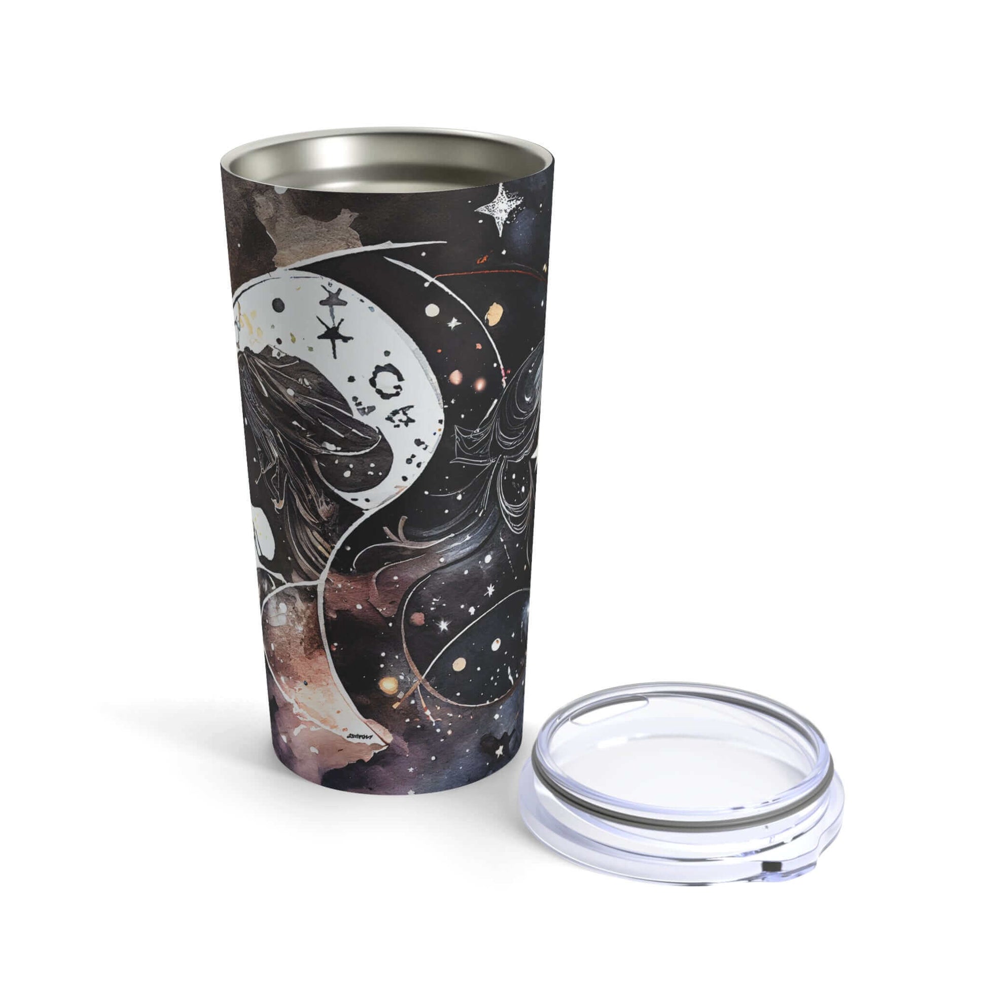 Gemini zodiac travel mug