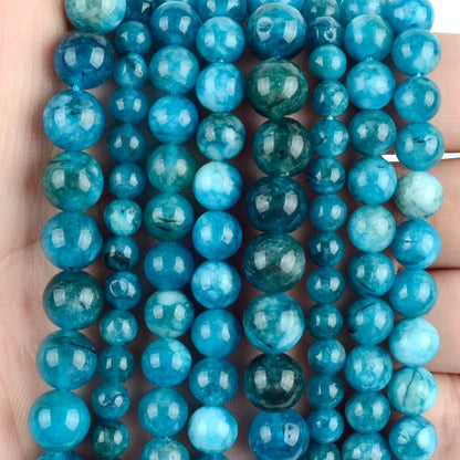 Vibrant Natural Stone Beads for Jewelry Making - Tiger Eye, Lava, Amazonite, Turquoise, Agate & Jasper in 4mm, 6mm, 8mm, 10mm Sizes for Stunning DIY Bracelets and Necklaces