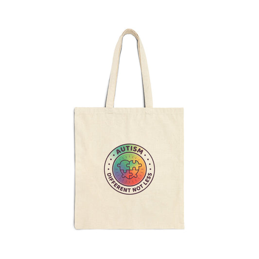 Autism Different Not Less Tote | mental health matters, wear green.