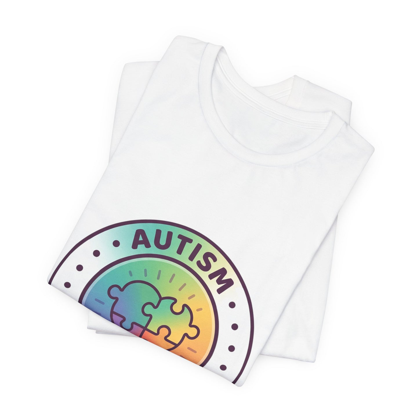 Autism Different Not Less T-Shirt | awareness ribbon, supportive mental health.