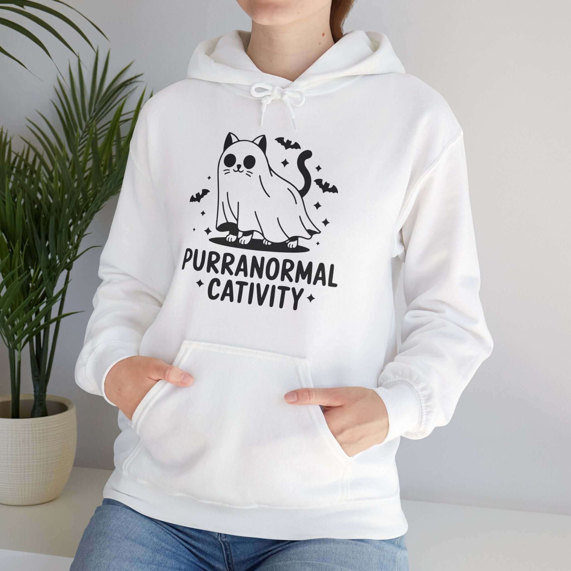 Purranormal Cativity - Soft Hoodie, Warm Hoodie, a pouch to keep hands warm