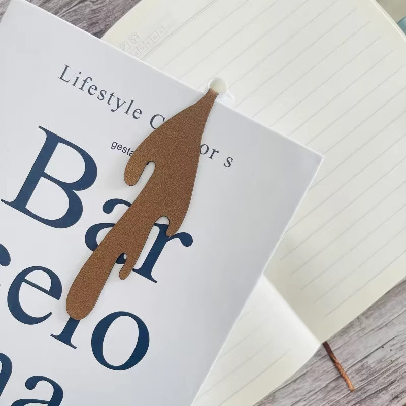 Cute Spilled Coffee Corner Bookmark - Fun Reading Accessory & Stationery Must-Have!