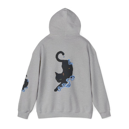 Black Cats and Magic Hoodie — Magical Spirit Cat Graphic Pullover