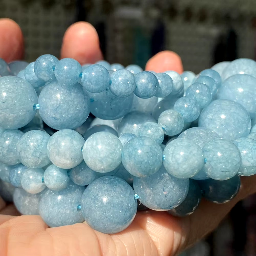 Vibrant Natural Stone Beads for Jewelry Making - Tiger Eye, Lava, Amazonite, Turquoise, Agate & Jasper in 4mm, 6mm, 8mm, 10mm Sizes for Stunning DIY Bracelets and Necklaces
