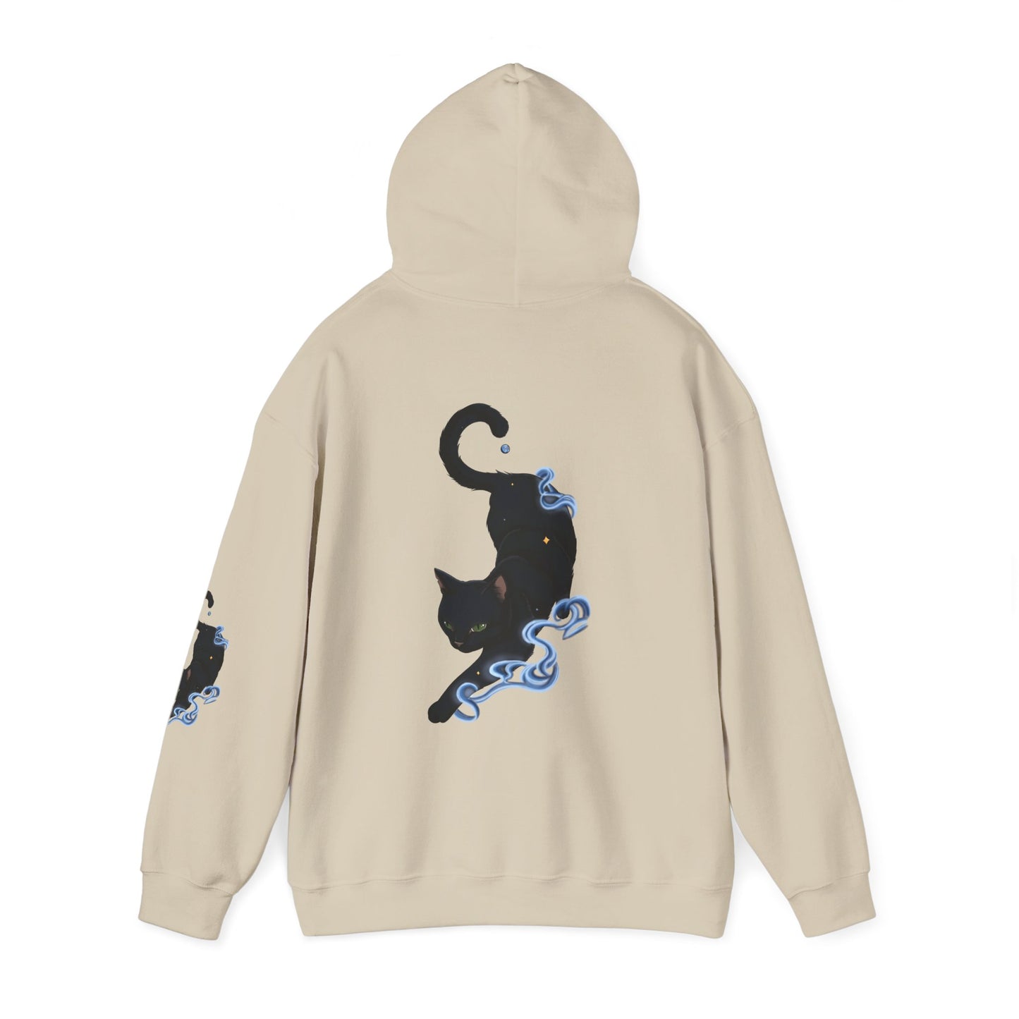 Black Cats and Magic Hoodie — Magical Spirit Cat Graphic Pullover