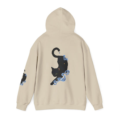 Black Cats and Magic Hoodie — Magical Spirit Cat Graphic Pullover