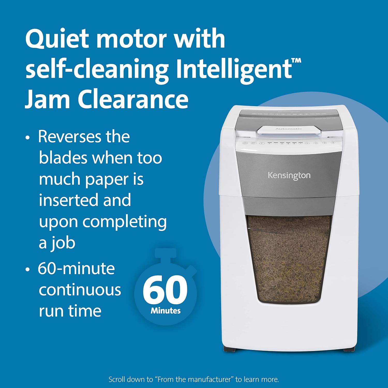 Ultimate Office Security: 300-Sheet Auto-Feed Micro Cut Heavy Duty Shredder with 15.8 Gallon Wastebasket and Lockable Chamber (Model K52051AM)