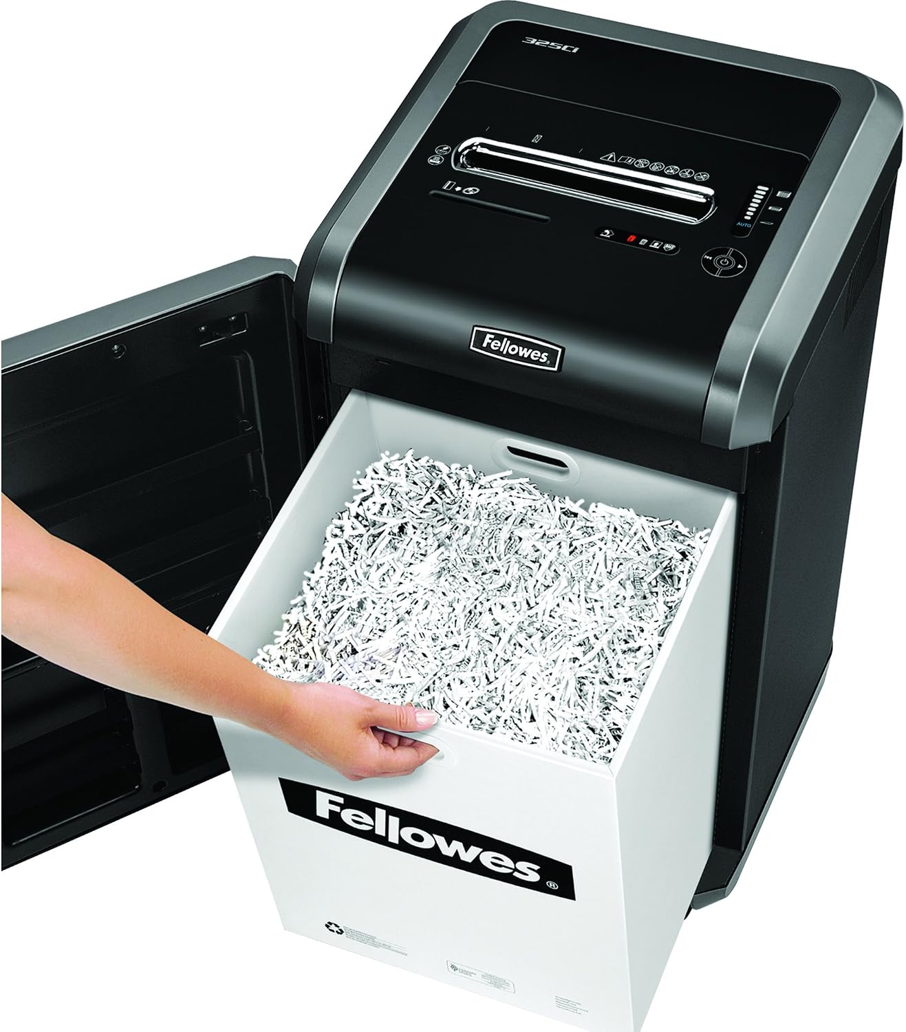 Powershred 325Ci - Ultimate 100% Jam Proof 22-Sheet Cross-Cut Commercial Paper Shredder with Advanced Safety Features