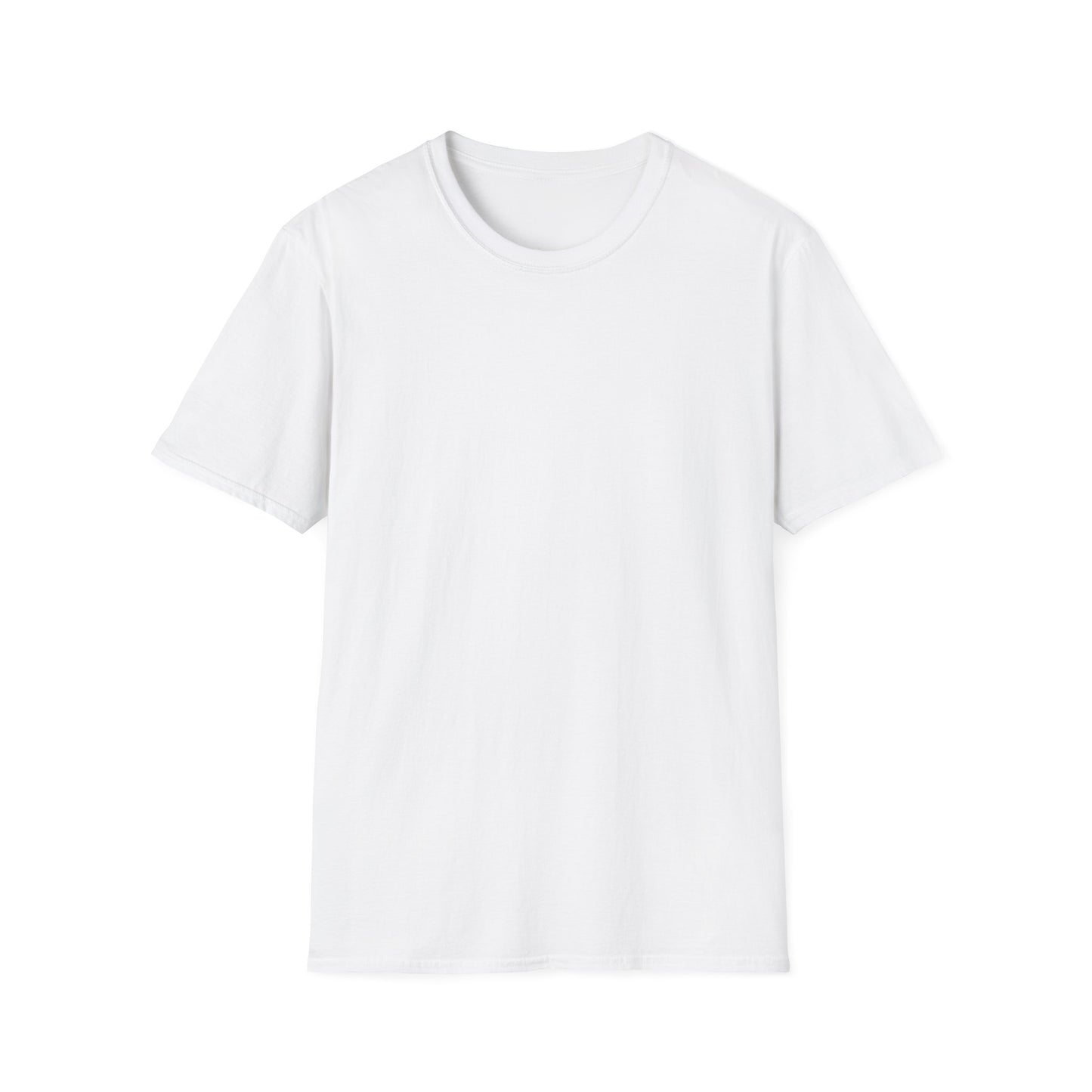 Floral Deer Minimal Tee — Soft Everyday White T‑Shirt