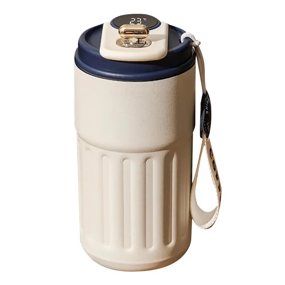 Smart Thermos Bottle with LED Temperature Display - 316 Stainless Steel Insulated Travel Mug for Hot & Cold Drinks