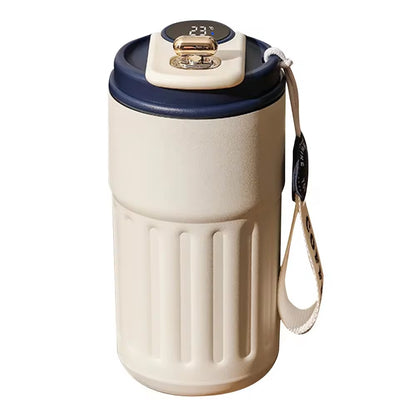 Smart Thermos Bottle with LED Temperature Display - 316 Stainless Steel Insulated Travel Mug for Hot & Cold Drinks
