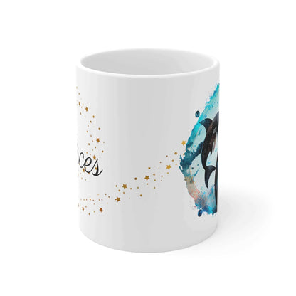 Pisces zodiac coffee mug