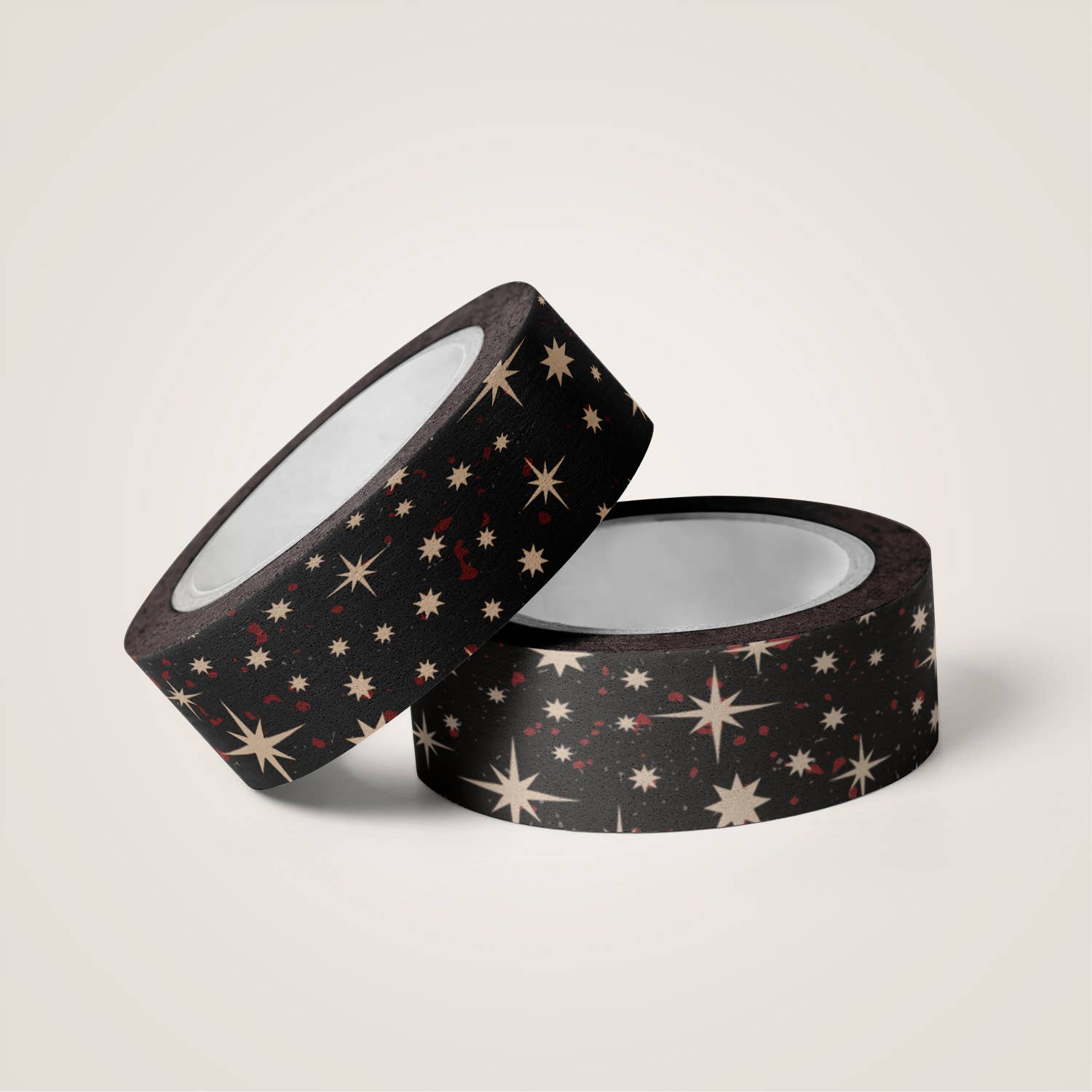 Peppermint Stars Washi  - Add a touch of magic, mystery and festivity!