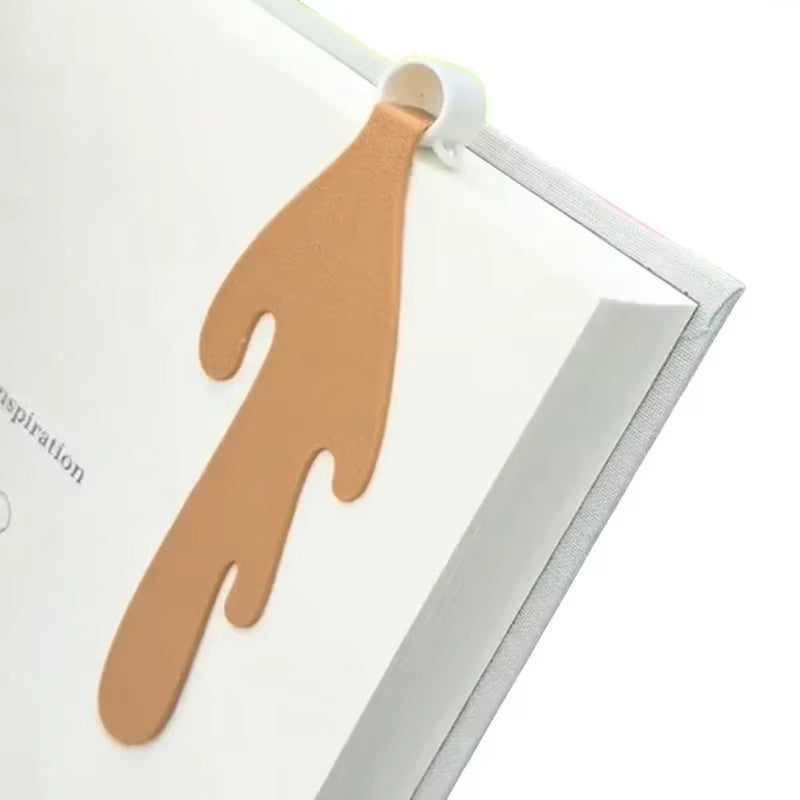 Cute Spilled Coffee Corner Bookmark - Fun Reading Accessory & Stationery Must-Have!