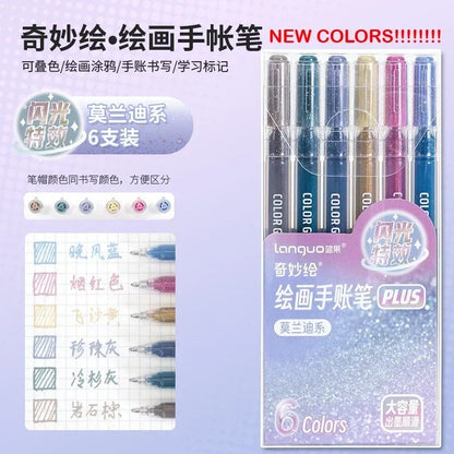 Unleash Your Creativity with the LANGUO Glitter Effects Gel Pen Set - 158 Dazzling Colors for Writing, Drawing, and Crafting!