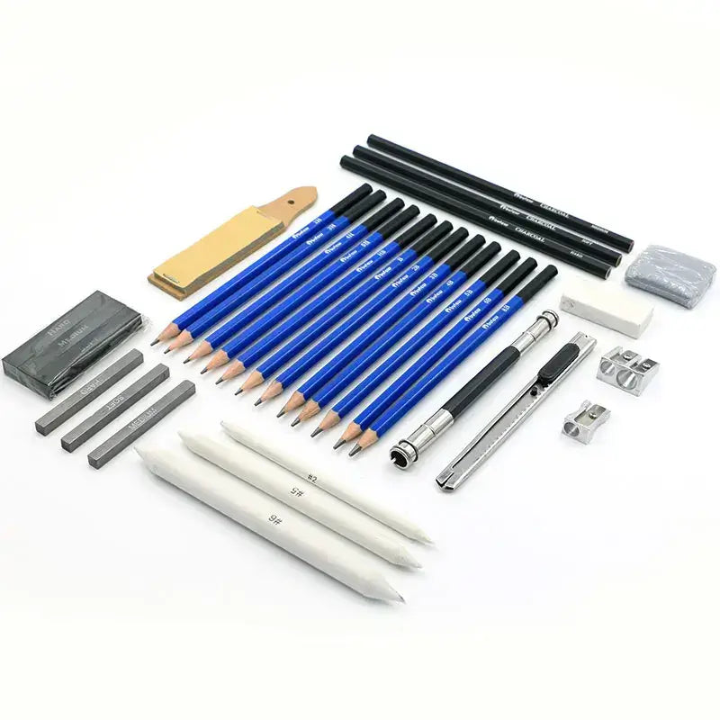 32-Piece Professional Artist Sketching Pencil Set for Drawing and Sketching