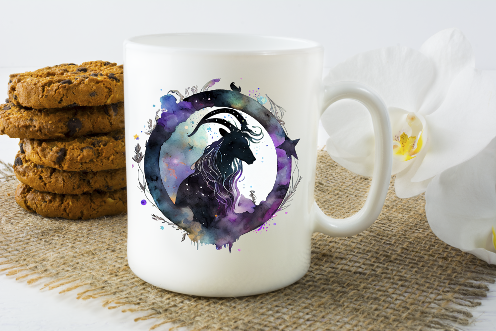 Stellar Goat: Capricorn Zodiac Mug - Reach for the Stars in Style!