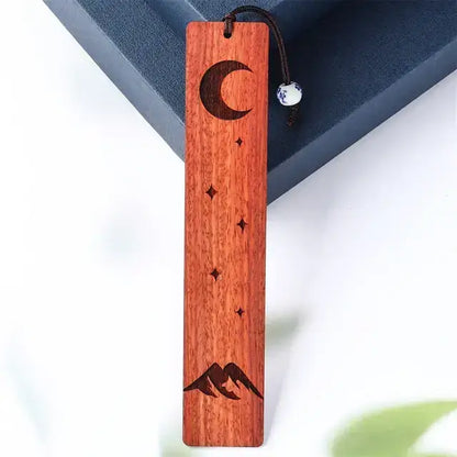 Enchanting Panda Carved Bamboo Bookmark - Perfect for School and Offices!