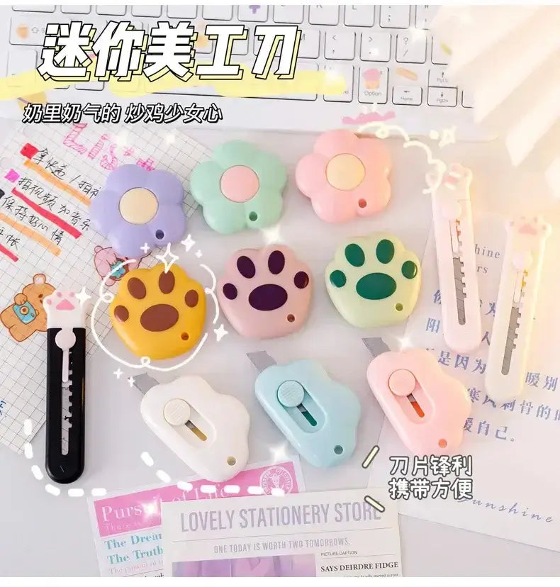 Adorable Cat Claw Mini Paper Cutter & Parcel Opener